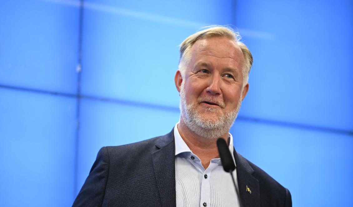 Liberalernas partiledare Johan Pehrson. Arkivbild. Foto: Anders Wiklund/TT