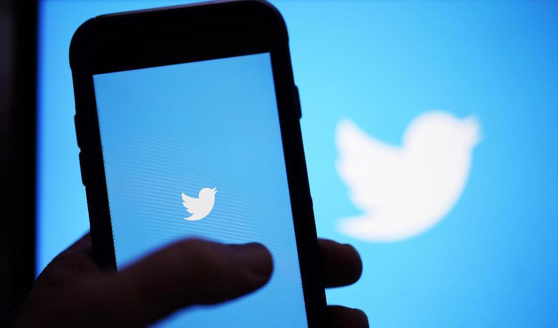 Twitter faller i förhandeln på New York-börsen. Arkivbild. Foto: Gregory Bull/AP/TT