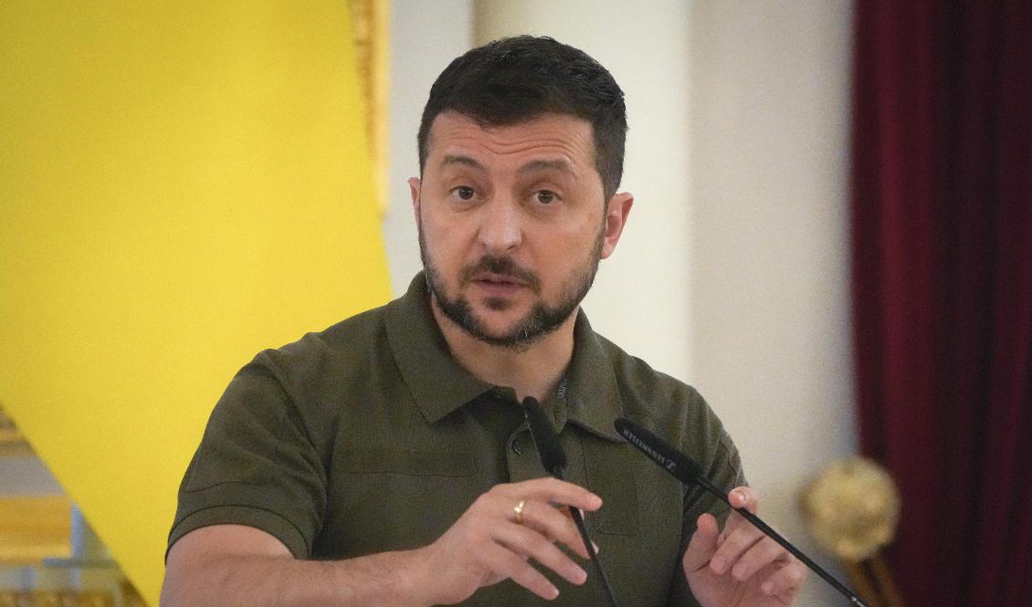 Ukrainas president Volodymyr Zelenskyj. Arkivbild Foto: Efrem Lukatsky/AP/TT