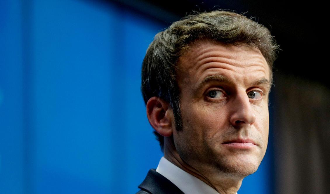 Frankrikes president Emmanuel Macron. Foto: Olivier Hoslet/POOL/AFP via Getty Images