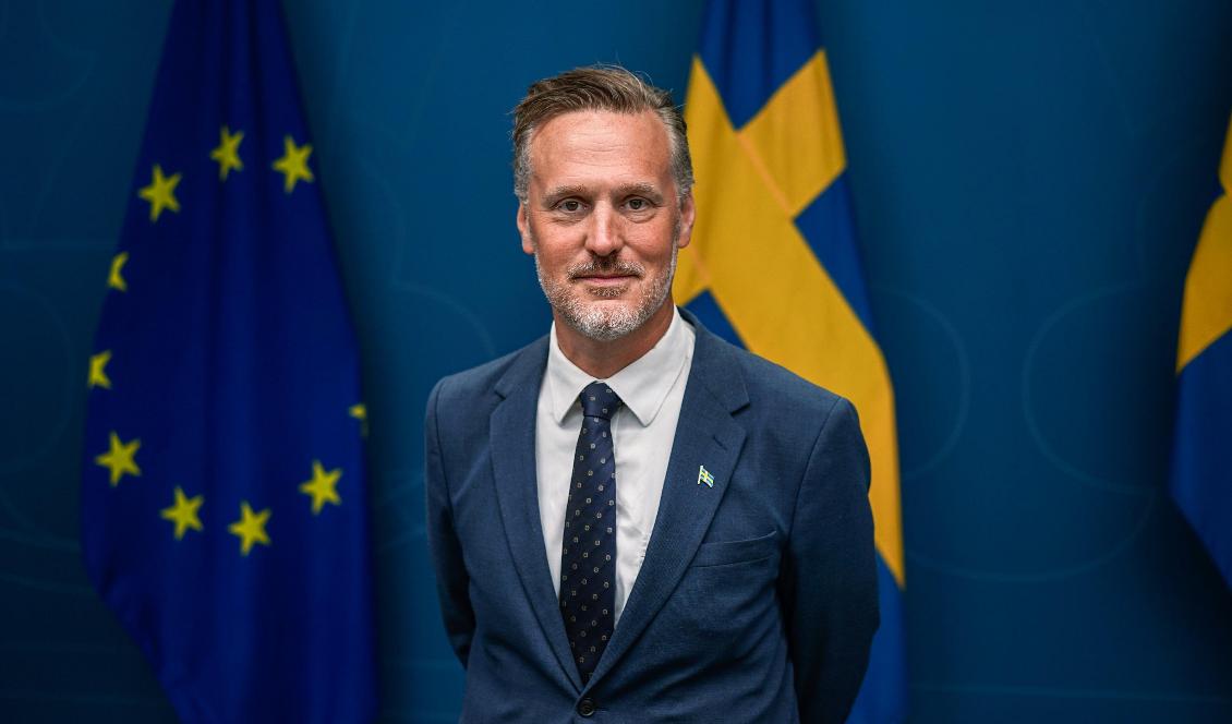 Finansmarknadsminister Max Elger (S). Henrik Nyström/Regeringskansliet