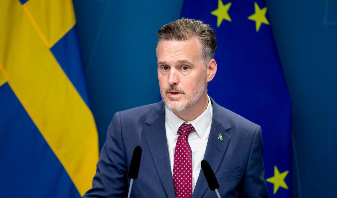 Finansmarknadsminister Max Elger (S). Foto: Magnus Liljegren/Regeringskansliet