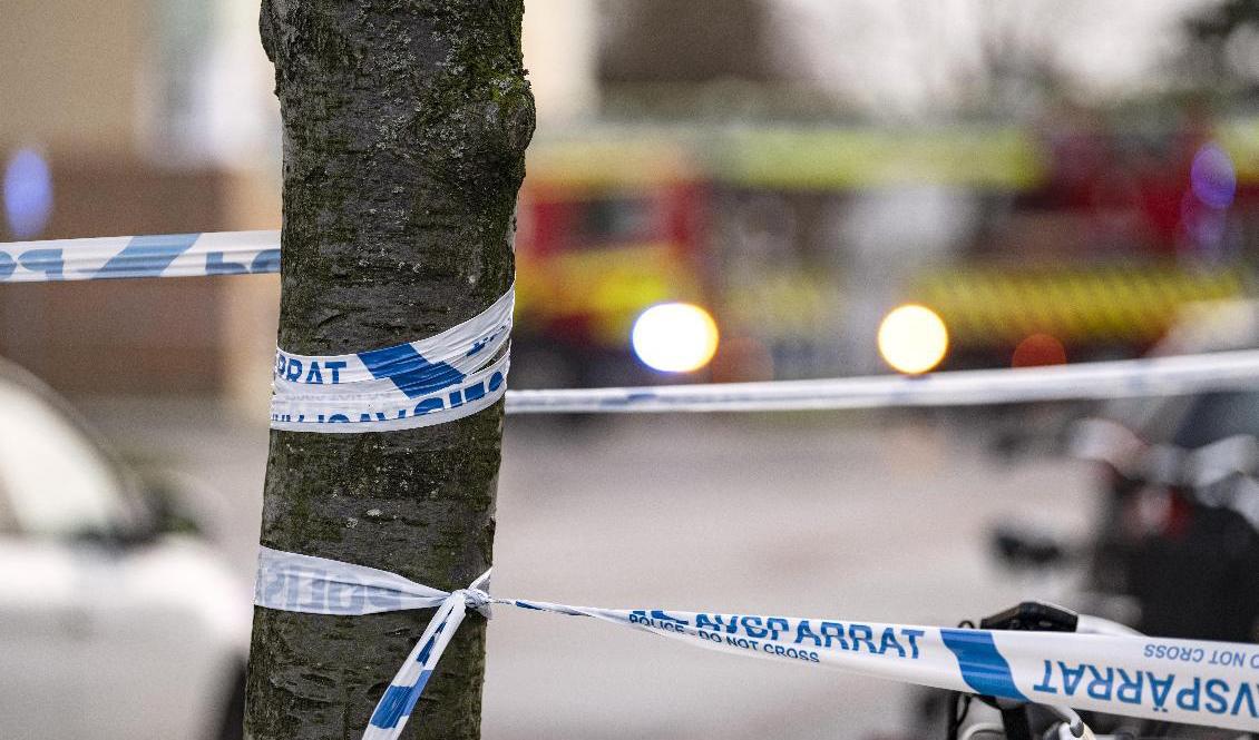 Det brinner sedan tisdagseftermiddagen i ett gasollager utanför Falun. Arkivbild. Foto: Johan Nilsson/TT