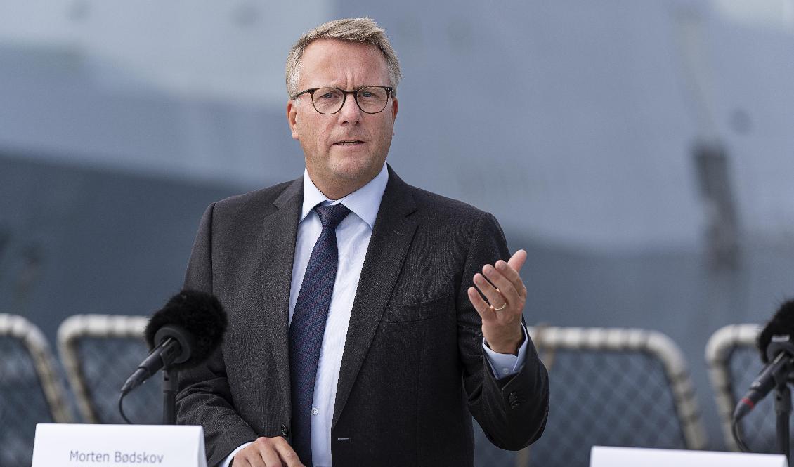 Danmarks försvarsminister Morten Bødskov presenterade satsningen vid en presskonferens på torsdagen. Foto: Claus Bech/Scanpix Denmark/TT