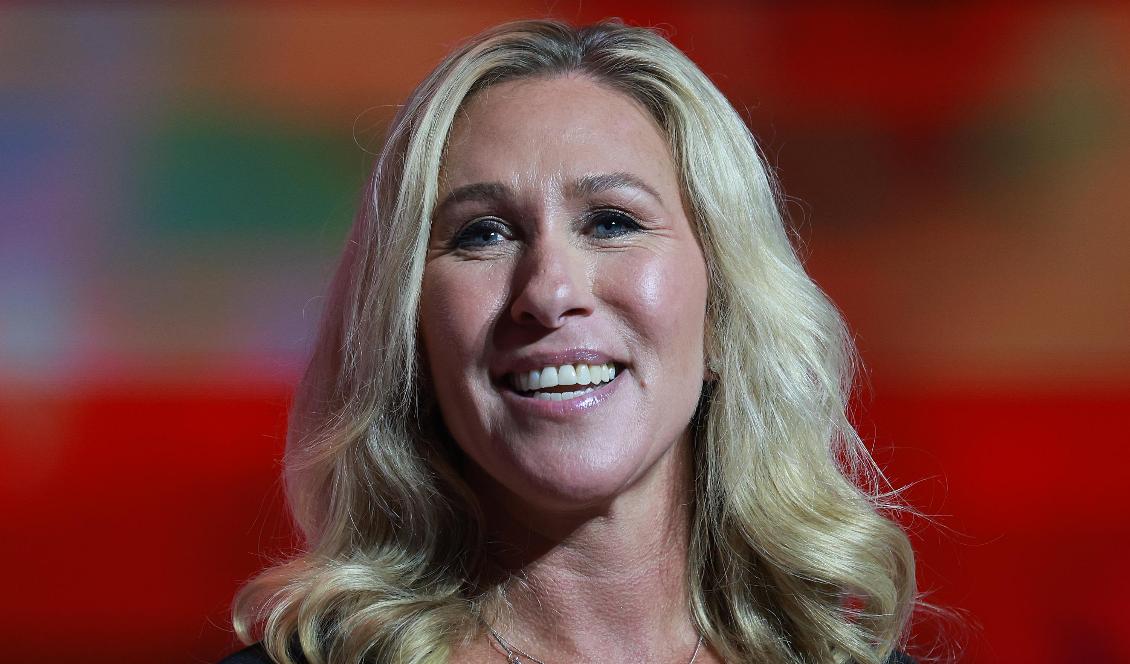 Kongressledamoten och republikanen Marjorie Taylor Greene. Foto: Joe Raedle/Getty Images