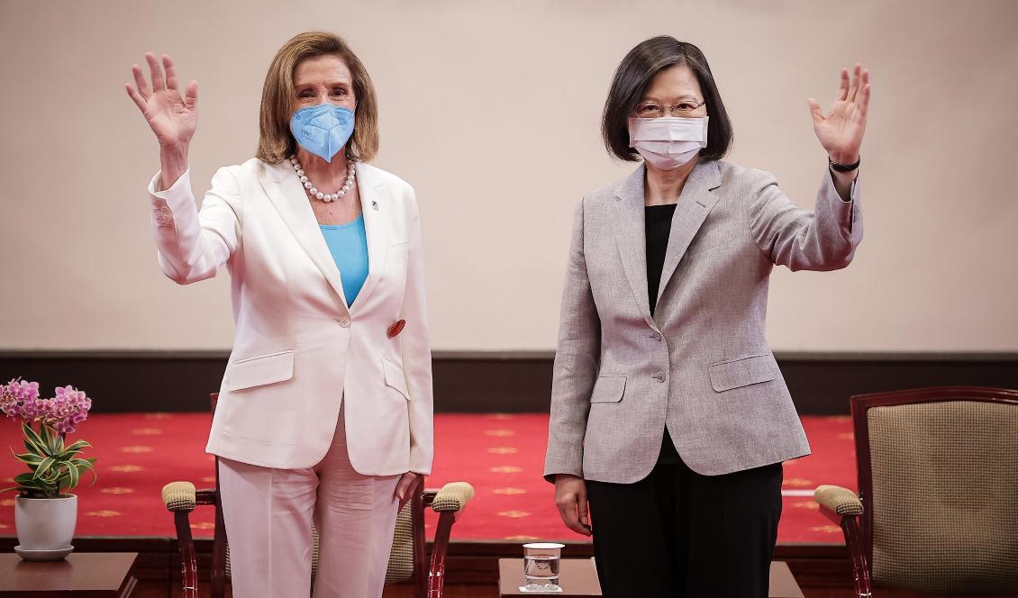 Nancy Pelosis besök av Taiwan är inte helt okontroversiellt. Foto: Pressbild/Getty Images