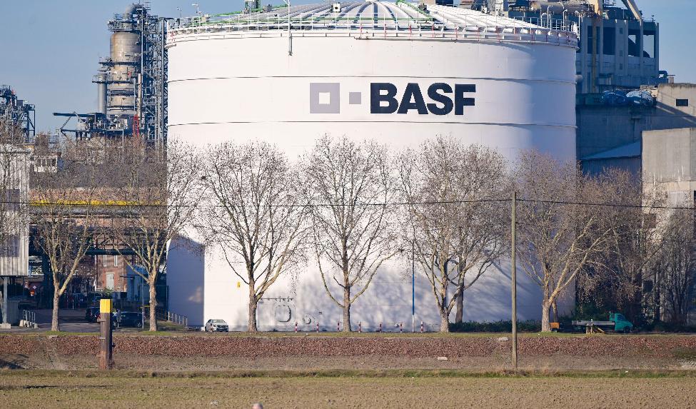 Kemikaliejätten BASF:s huvudkontor ligger i Ludwigshafen i västra Tyskland. Foto: Uwe Anspach/DFA/AFP via Getty Images
