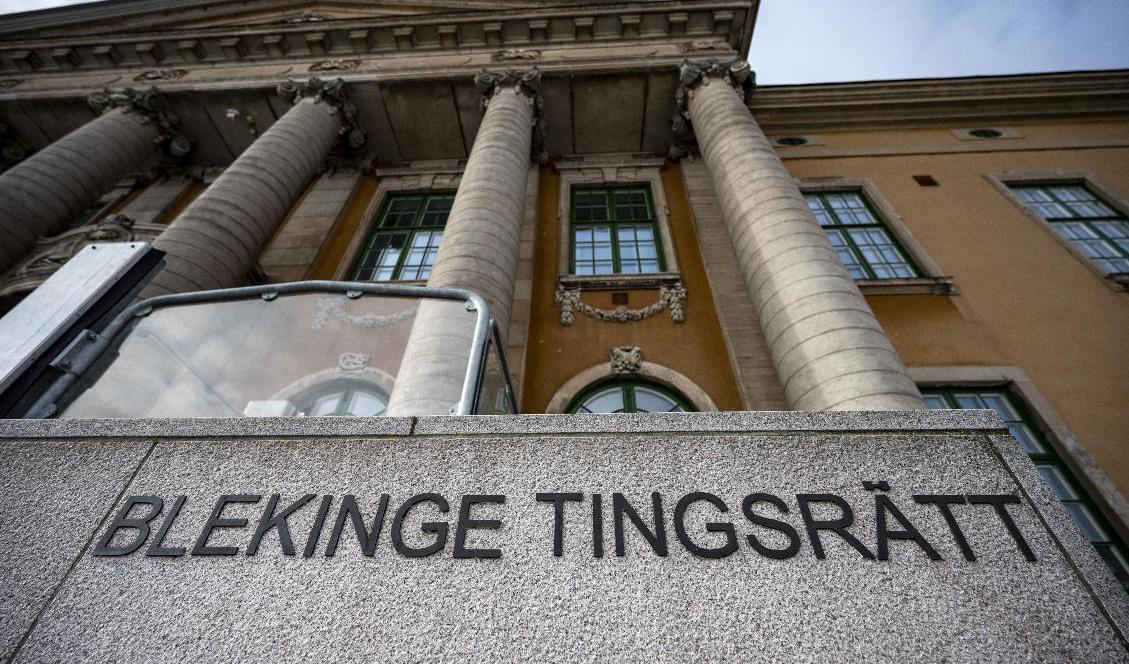 En man i 40-årsåldern åtalas för folkrättsbrott i Blekinge tingsrätt. Arkivbild. Foto: Johan Nilsson/TT