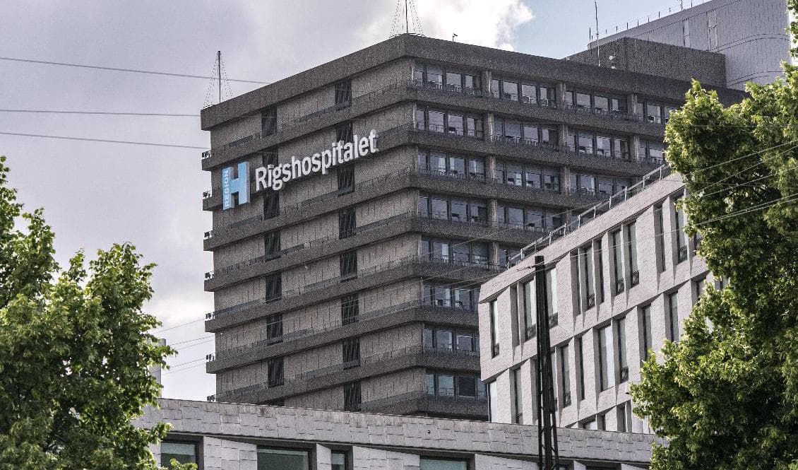 Rigshospitalet i Köpenhamn. Arkivbild. Foto: Johan Nilsson/TT