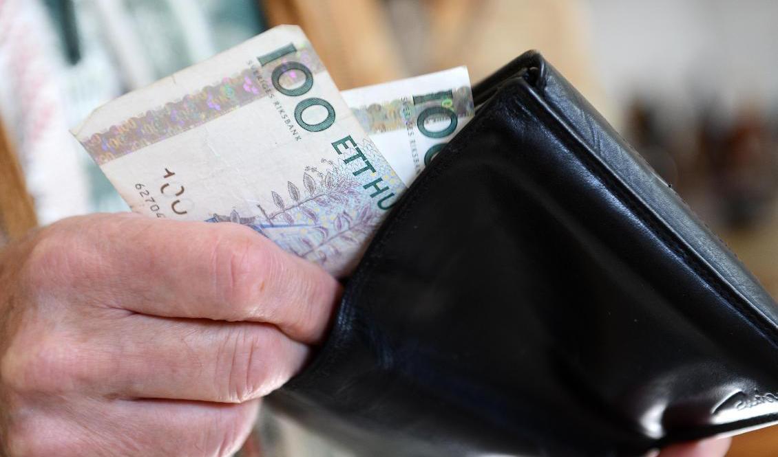 Kronans värde mot dollarn är på historiskt låg nivå. Foto: Fredrik Sandberg/TT