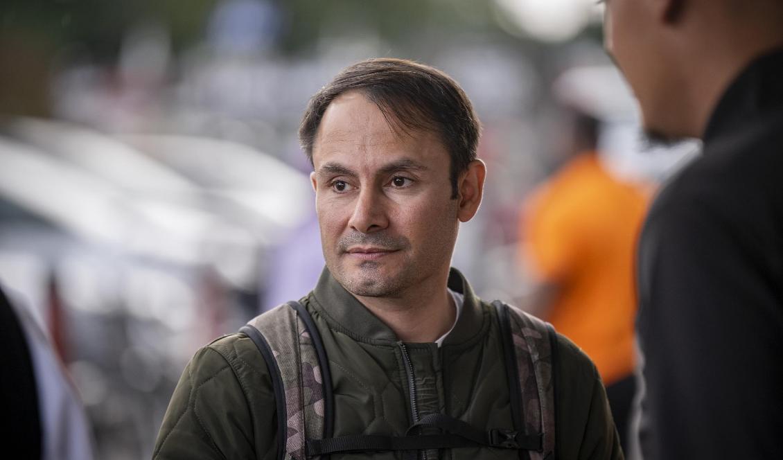 Mikail Yüksel, partiledare för Nyans. Foto: Johan Nilsson/TT