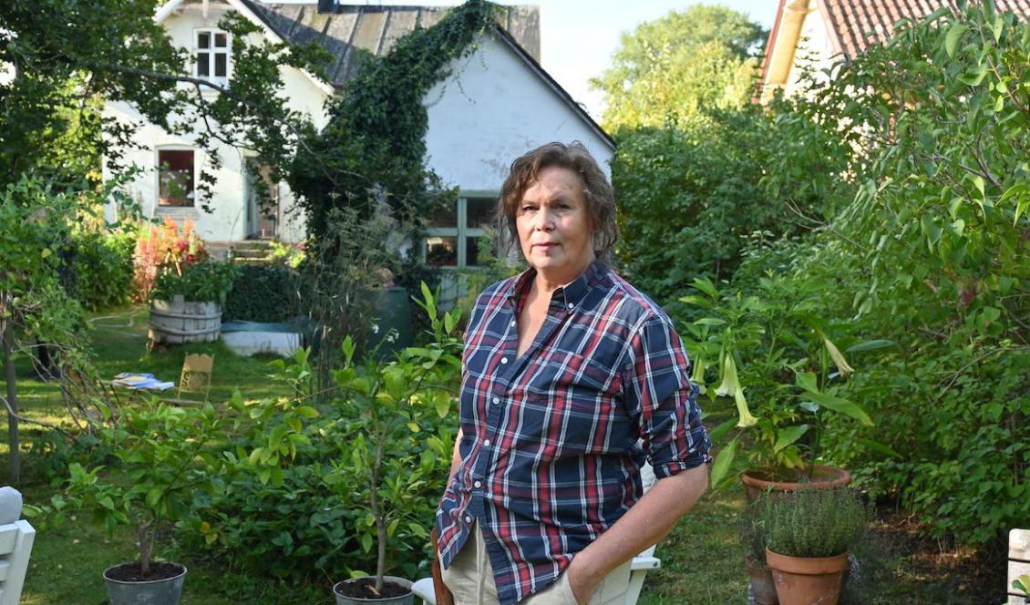 Ett biosfärområde ska bygga på ett underifrånperspektiv där lokala aktörer är drivande. Här blomsterodlaren och kreatören Mia Engström. Foto: Karoline Saether