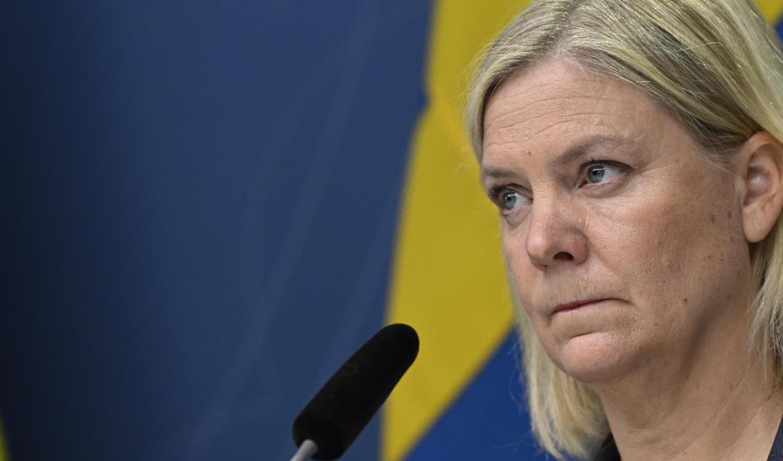 Statsminister Magdalena Andersson (S). Arkivbild. Foto: Anders Wiklund/TT