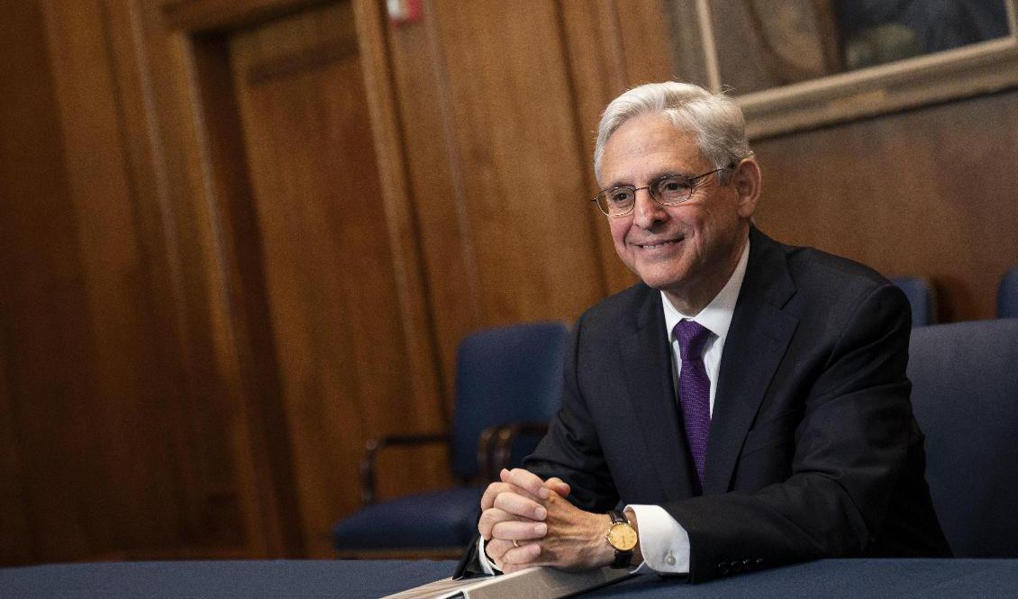 USA:s justitieminister Merrick Garland. Arkivbild. Foto: Sarah Silbiger/AP/TT