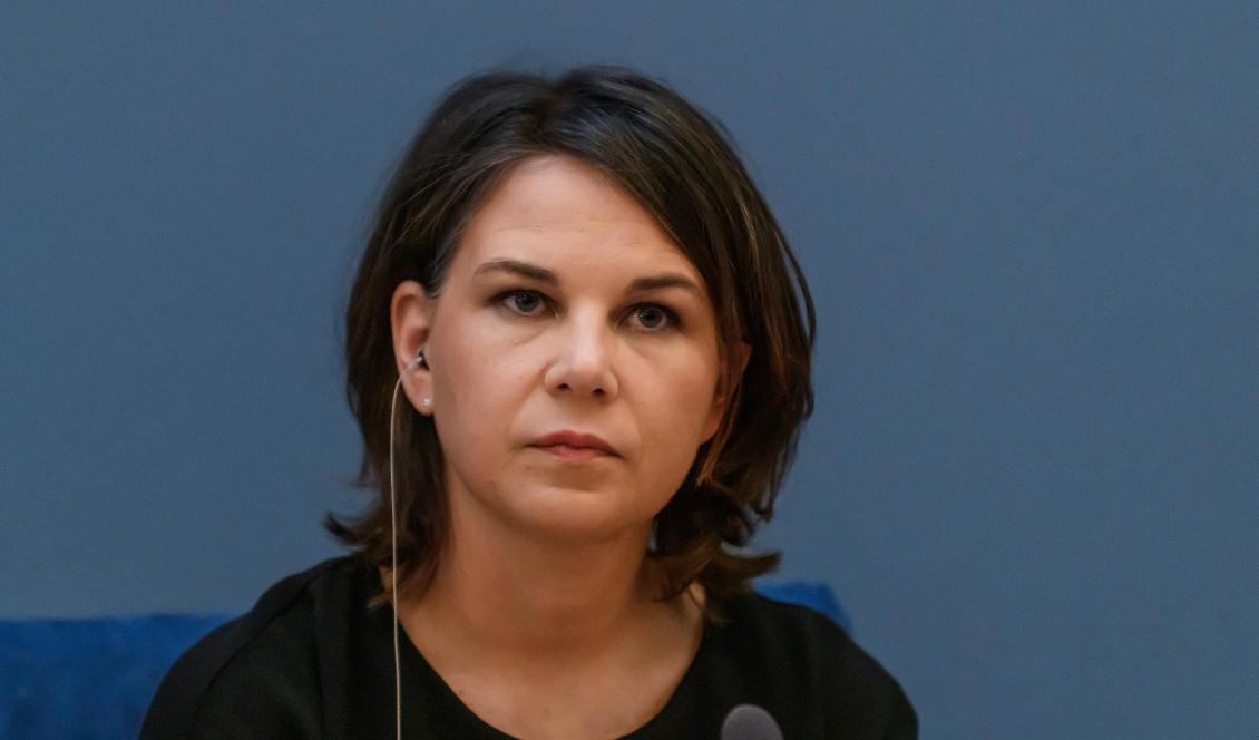 Den tyska utrikesministern Annalena Baerbock. Foto: Gints Ivuskans/AFP via Getty Images