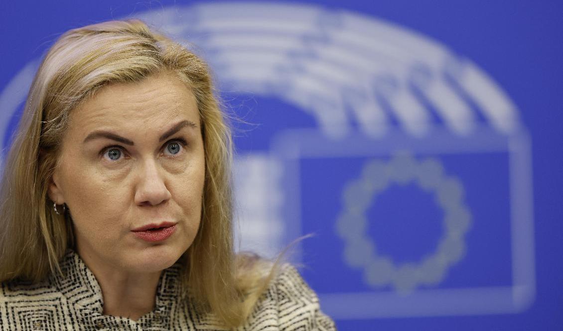 Kadri Simson är EU:s energikommissionär. Arkivfoto. Foto: Jean-Francois Badias/AP/TT