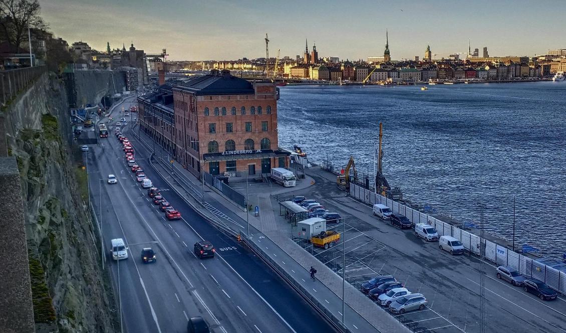 
På bilden syns Slussen i Stockholm. Foto: Bilbo Lantto                                            