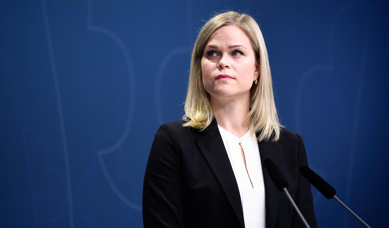 Paulina Brandberg (L), jämställdhetsminister och biträdande arbetsmarknadsminister. Arkivbild. Foto: Tim Aro/TT