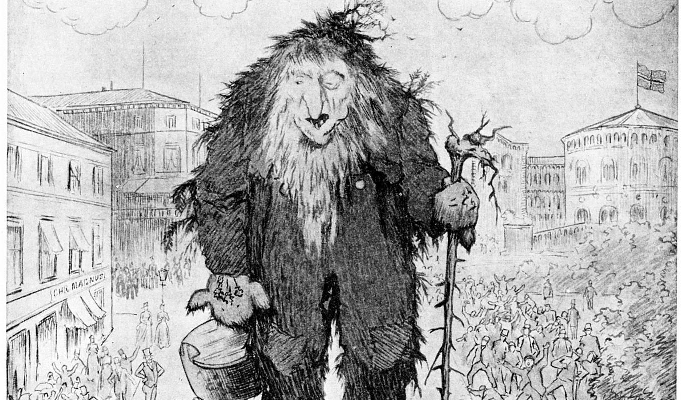 Konstnären Theodor Kittelsen har format norrmännens sätt att se på troll. I filmen Troll har man bland annat inspirerats av hans illustration ”Troll på Karl Johan”.