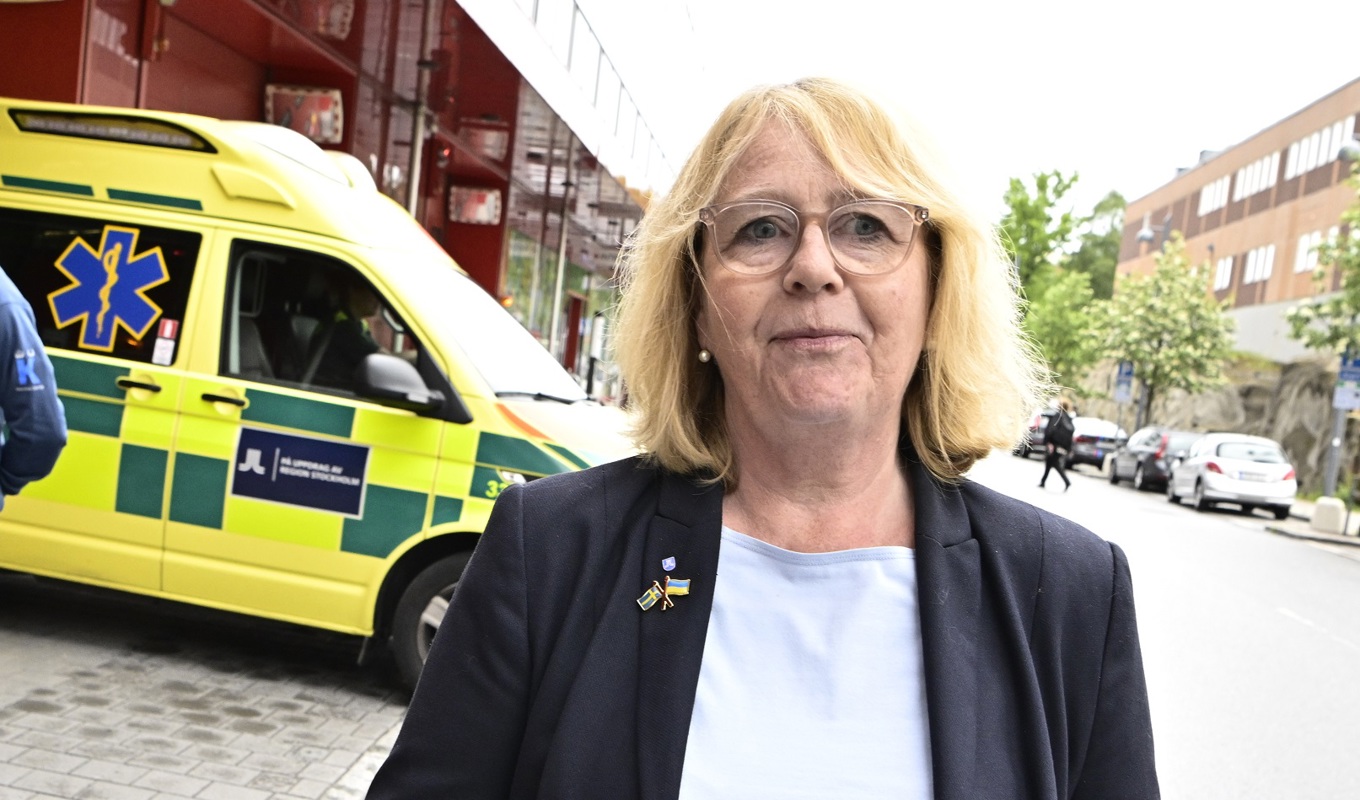 Irene Svenonius (M). Foto: Claudio Bresciani/TT