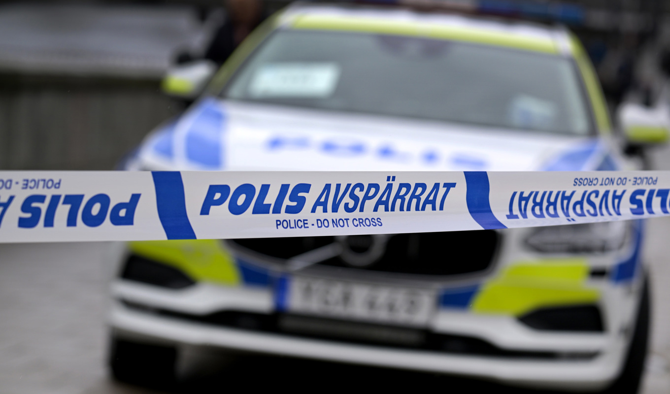 Skott har avlossats mot en lägenhetsdörr i Södertälje. Arkivbild Foto: Janerik Henriksson/TT