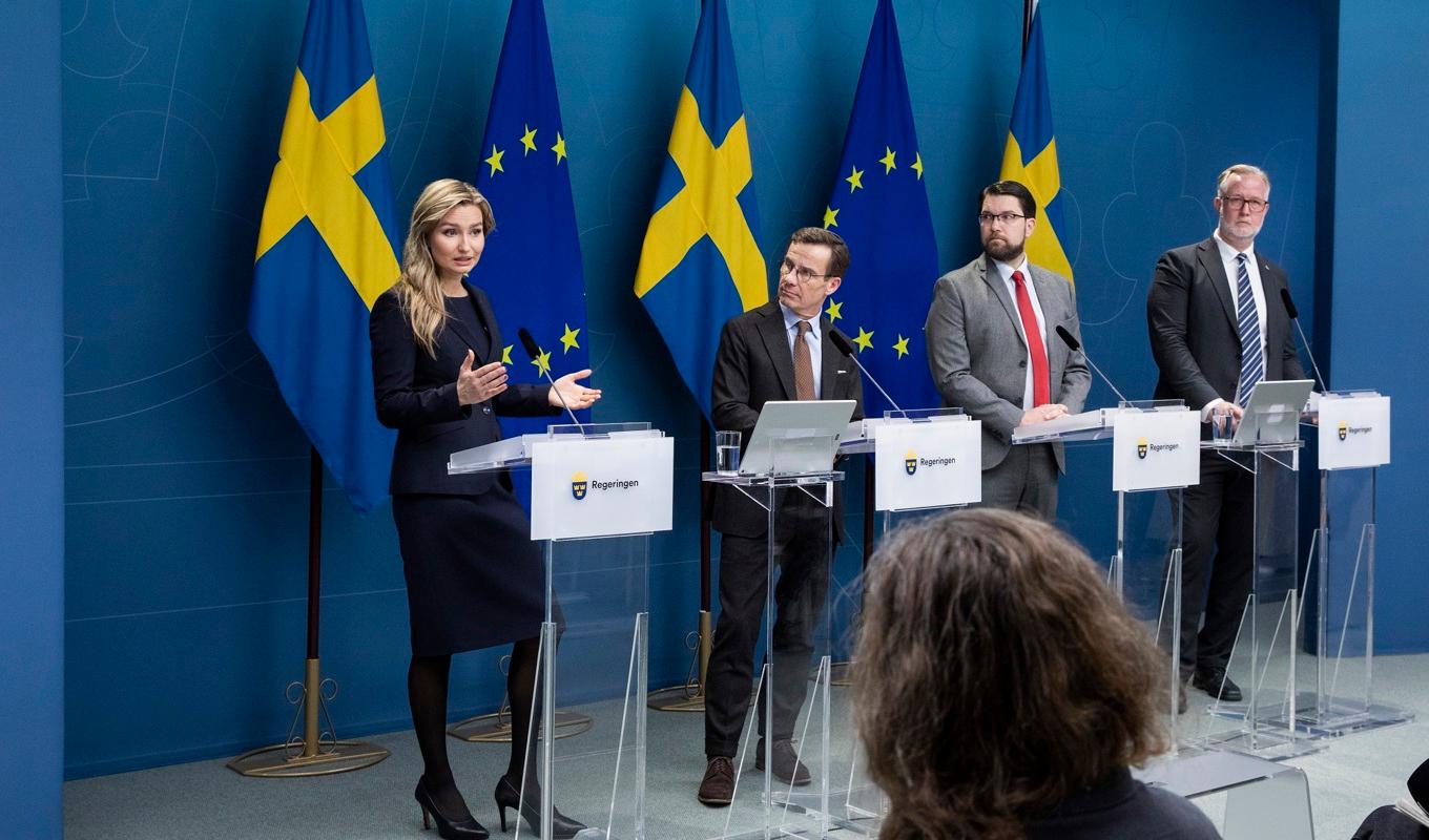 Regeringen har lågt förtroende, enligt en opinionsmätning. Foto: Ninni Andersson/Regeringskansliet