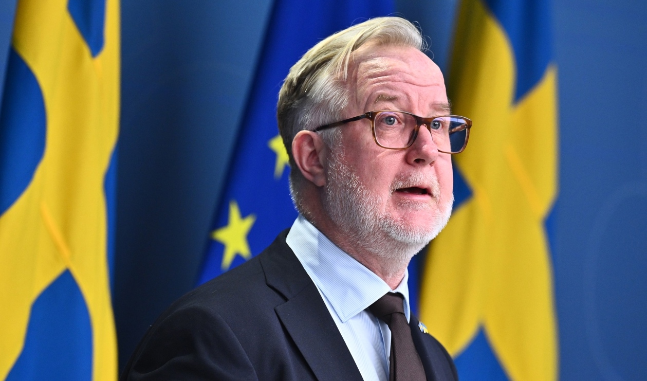 Arbetsmarknads- och integrationsminister Johan Pehrson (L). Arkivbild. Foto: Claudio Bresciani/TT