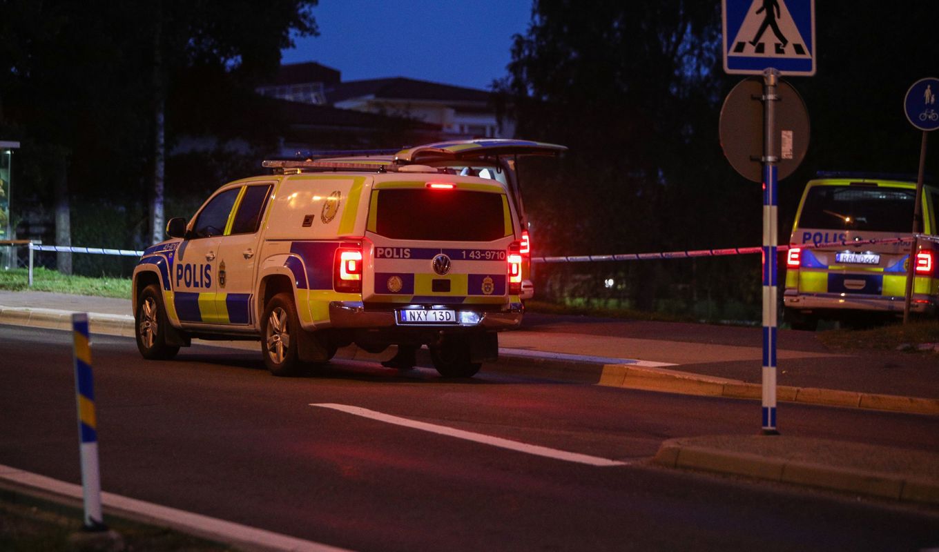 Polisen rubricerar händelsen som mordförsök. Foto: Mattias Landström/jkpg.news/TT
