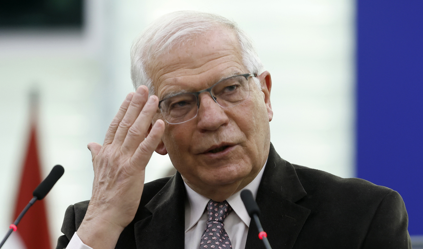 EU:s utrikeschef Josep Borrell. Arkivbild Foto: Jean-Francois Badias/AP/TT