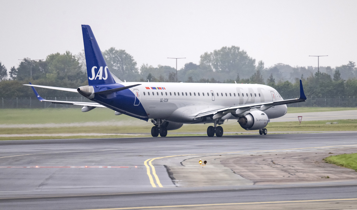 1,8 miljoner passagerare reste med SAS i november. Arkivbild. Foto: Johan Nilsson/TT