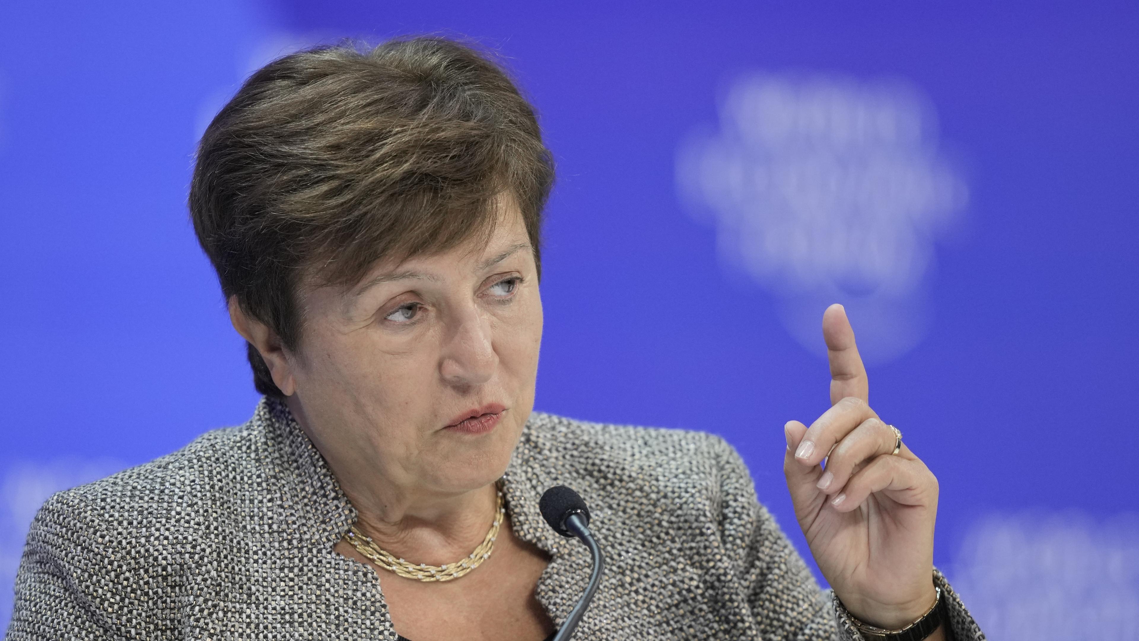 IMF-chefen Kristalina Georgieva varnar för att sänka styrräntorna för tidigt. Arkivbild. Foto: Markus Schreiber