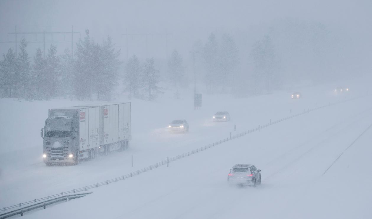 Vädret kan leda till svår sikt och hala vägförhållanden. Arkivbild. Foto: Mats Andersson/TT