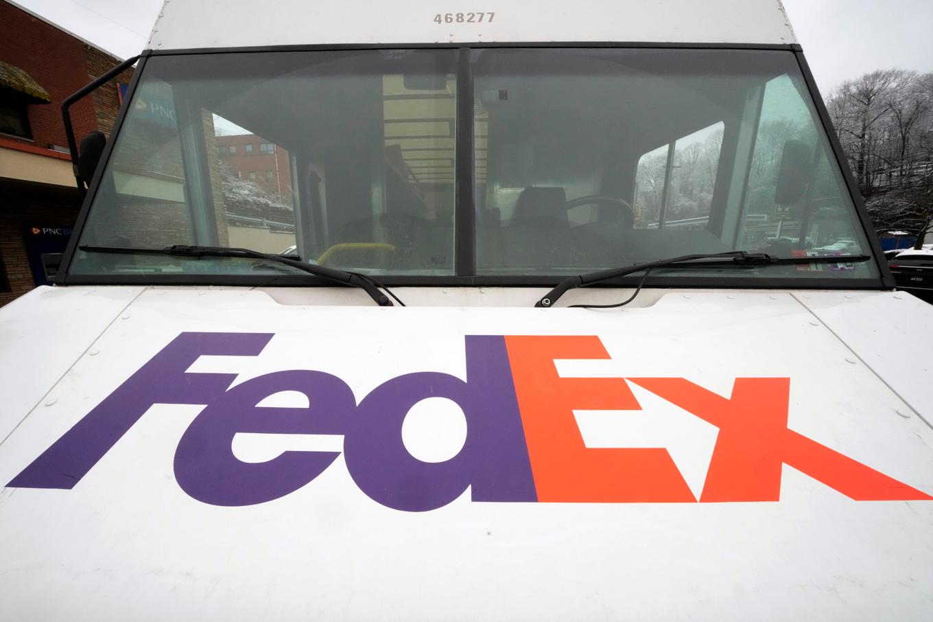 Paketjätten Fedex hade en bra dag på börsen. Arkivbild. Foto: Gene J Puskar/AP-TT