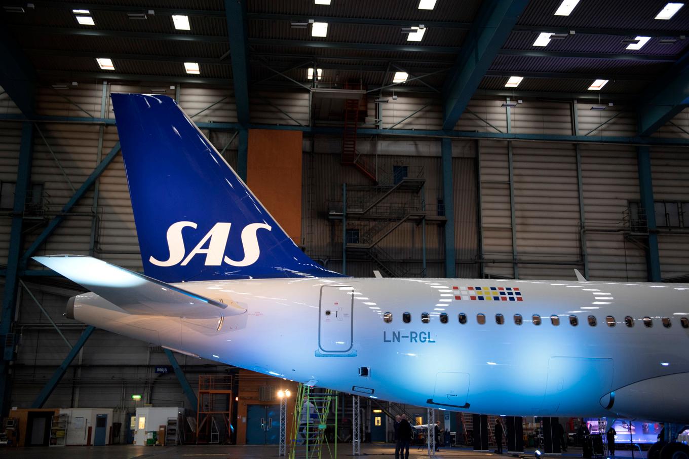 SAS stoppar flygningar med flera av sina Airbus A320neo. Arkivbild. Foto: Jessica Gow/TT