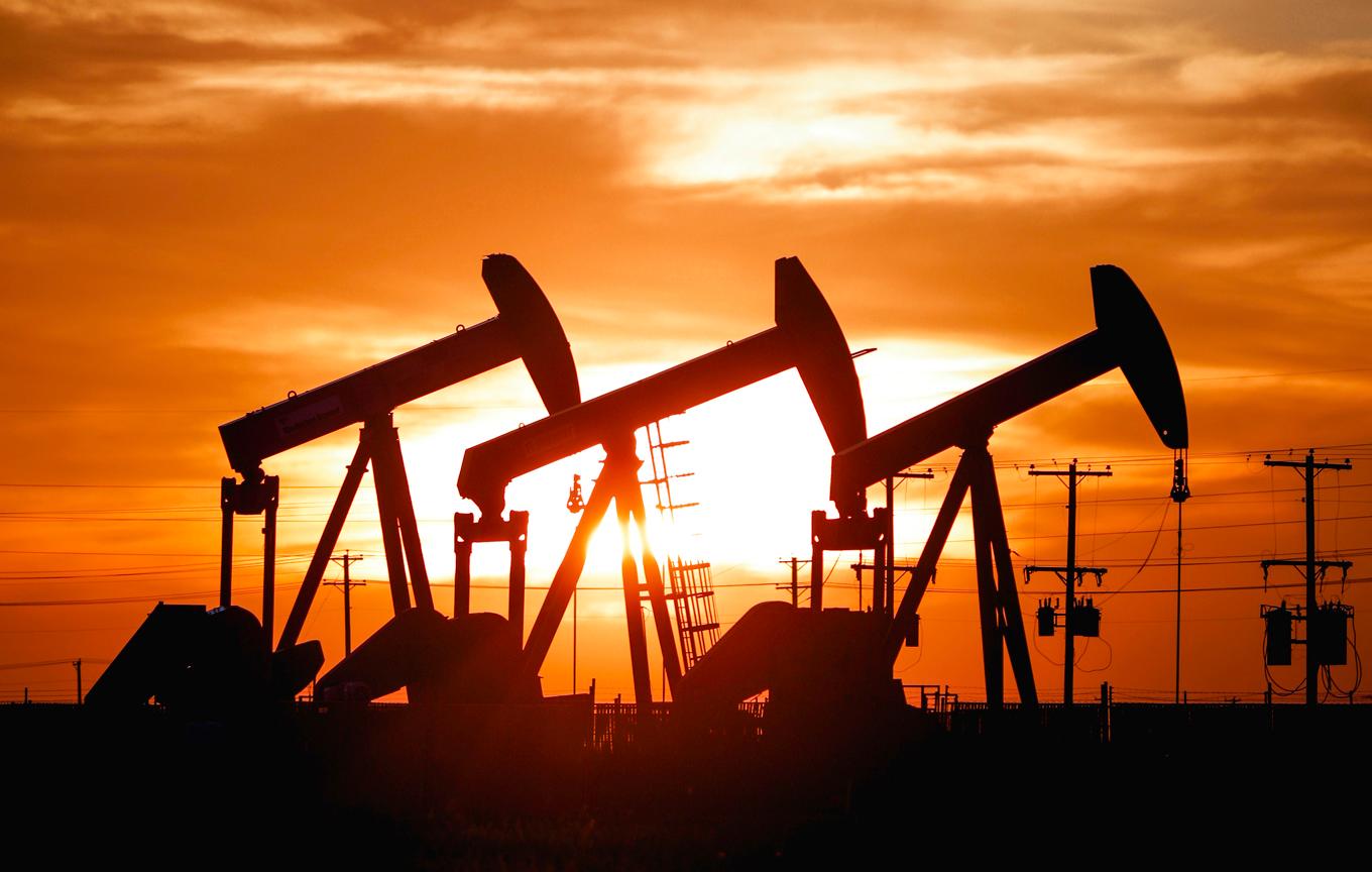 Oljepriset och andra råvarupriser kan antas stiga i år när ränteläget pressas nedåt, tror Goldman Sachs ekonomer. Arkivbild Foto: Eli Hartman AP/TT