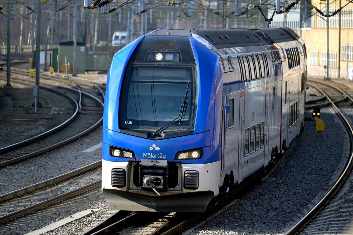 Tågtrafiken mellan Norrköping och Södertälje syd leds om efter en olycka. Arkivbild. Foto: Janerik Henriksson/TT