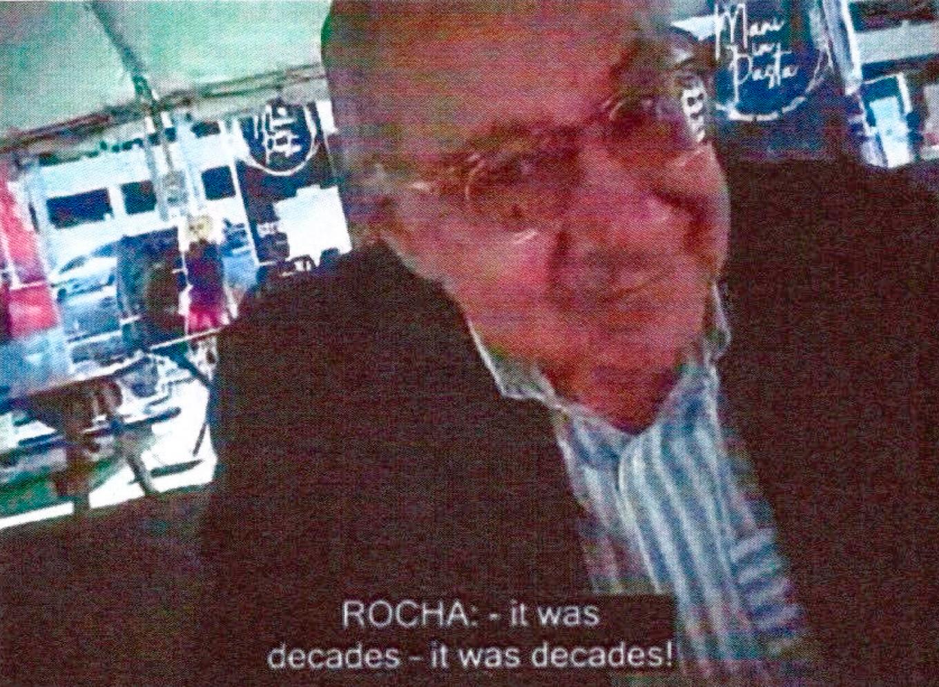 Manuel Rocha under ett möte med en polisinfiltratör från FBI. Arkivbild. Foto: USA:s utrikesdepartement