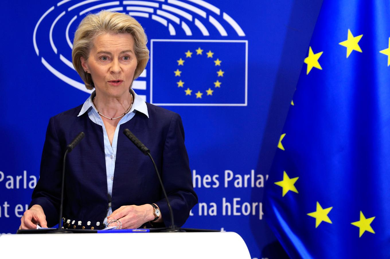 EU-kommissionens ordförande Ursula von der Leyen är i blåsväder. Arkivbild. Foto: Geert Vanden Wijngaert/AP/TT