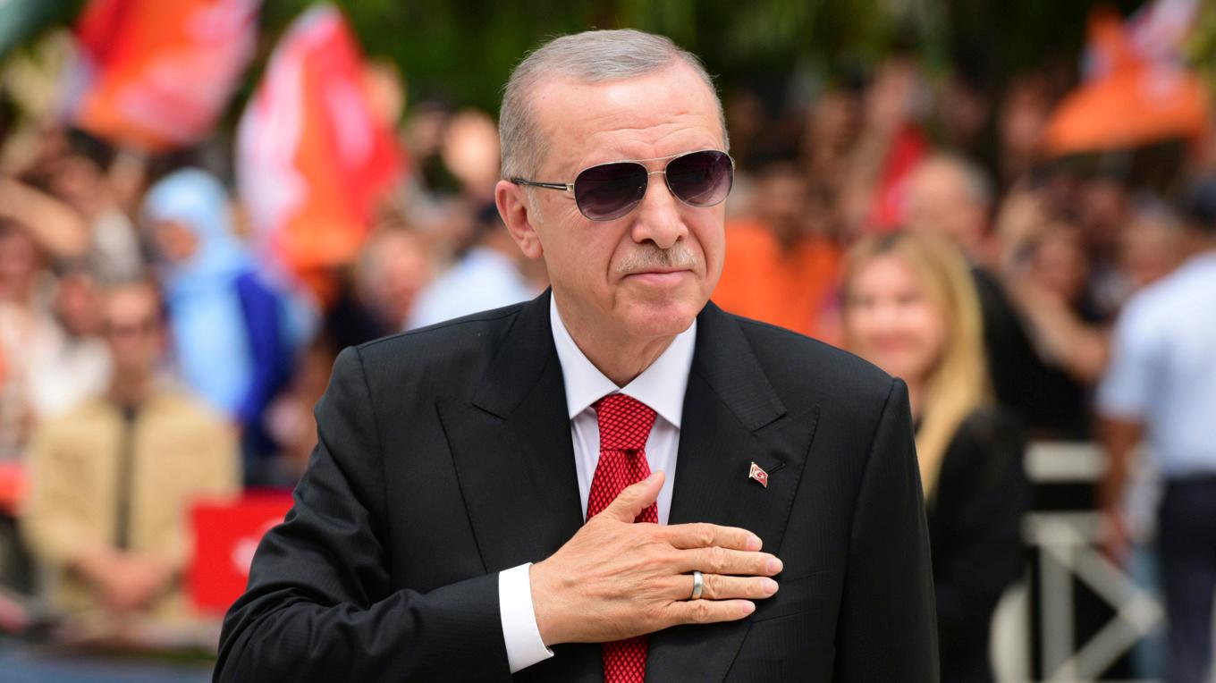 Recep Tayyip Erdogan på besök på Cypern. Arkivbild. Foto: Nedim Enginsoy/AP/TT