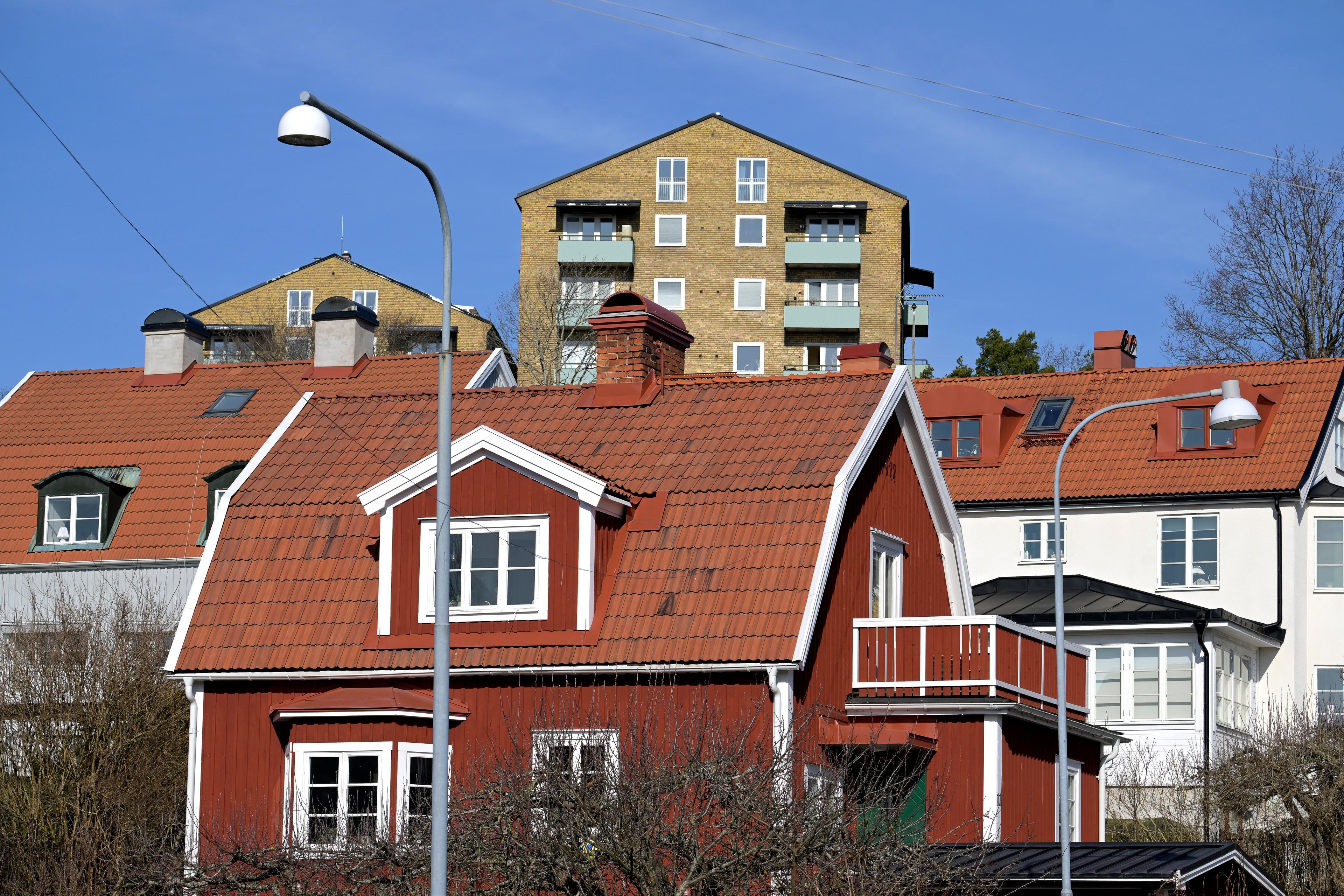 Bostadspriserna i Sverige ökade för fjärde månaden i rad i april. Arkivbild. Foto: Janerik Henriksson/TT