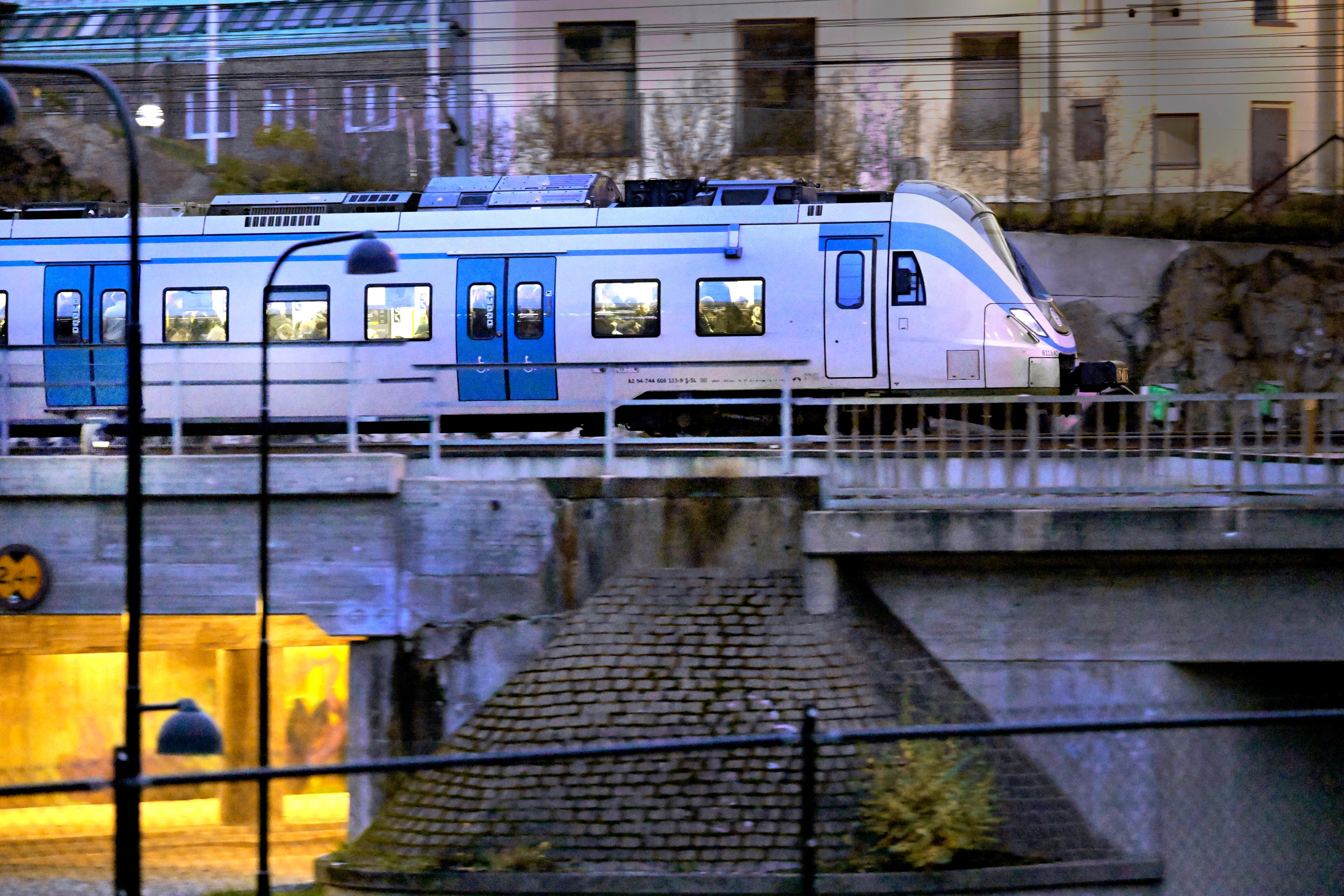 En olycka stoppar tågtrafiken. Arkivbild. Foto: Janerik Henriksson/TT