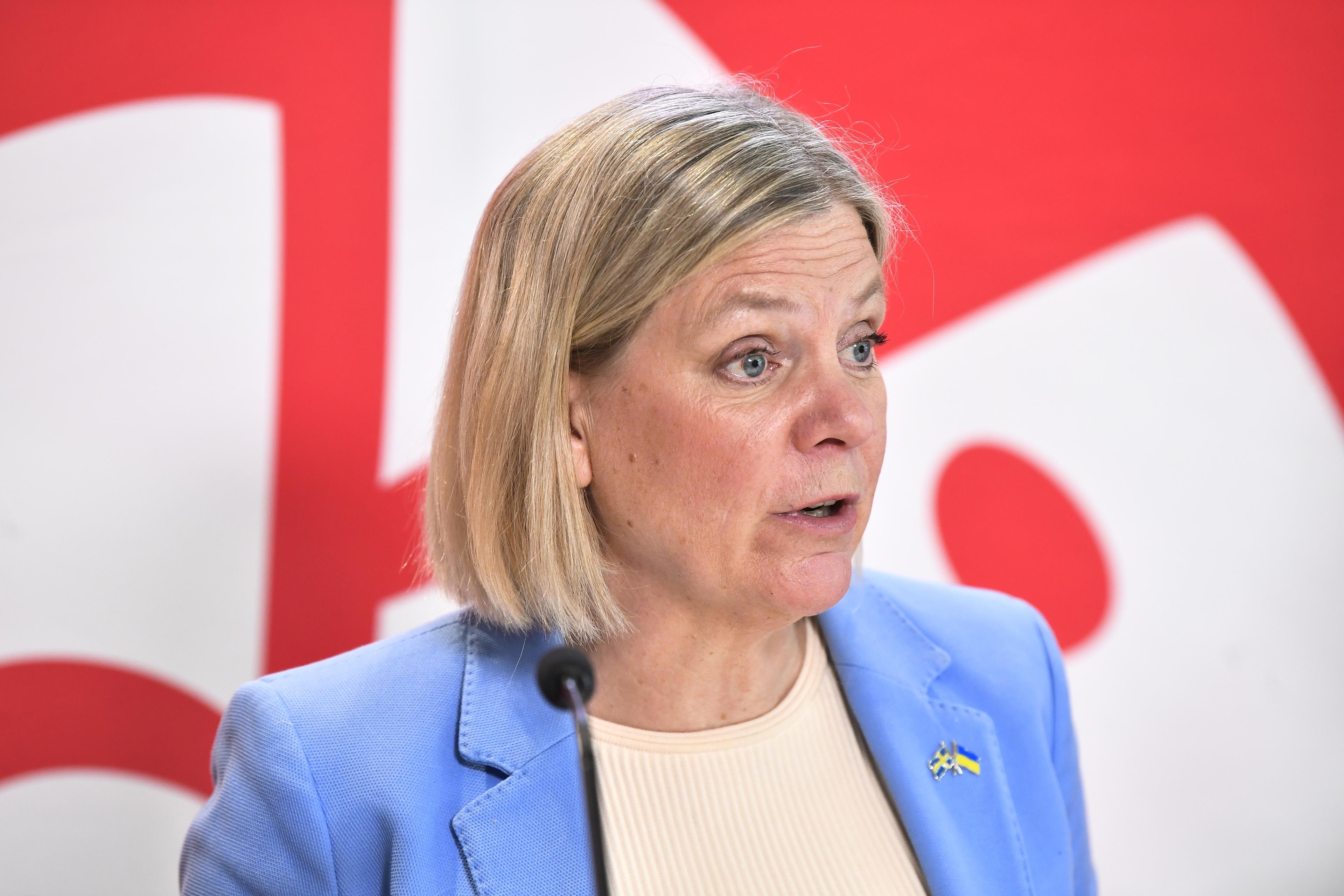 Socialdemokraternas partiledare Magdalena Andersson. Arkivbild. Foto: Samuel Steén/TT