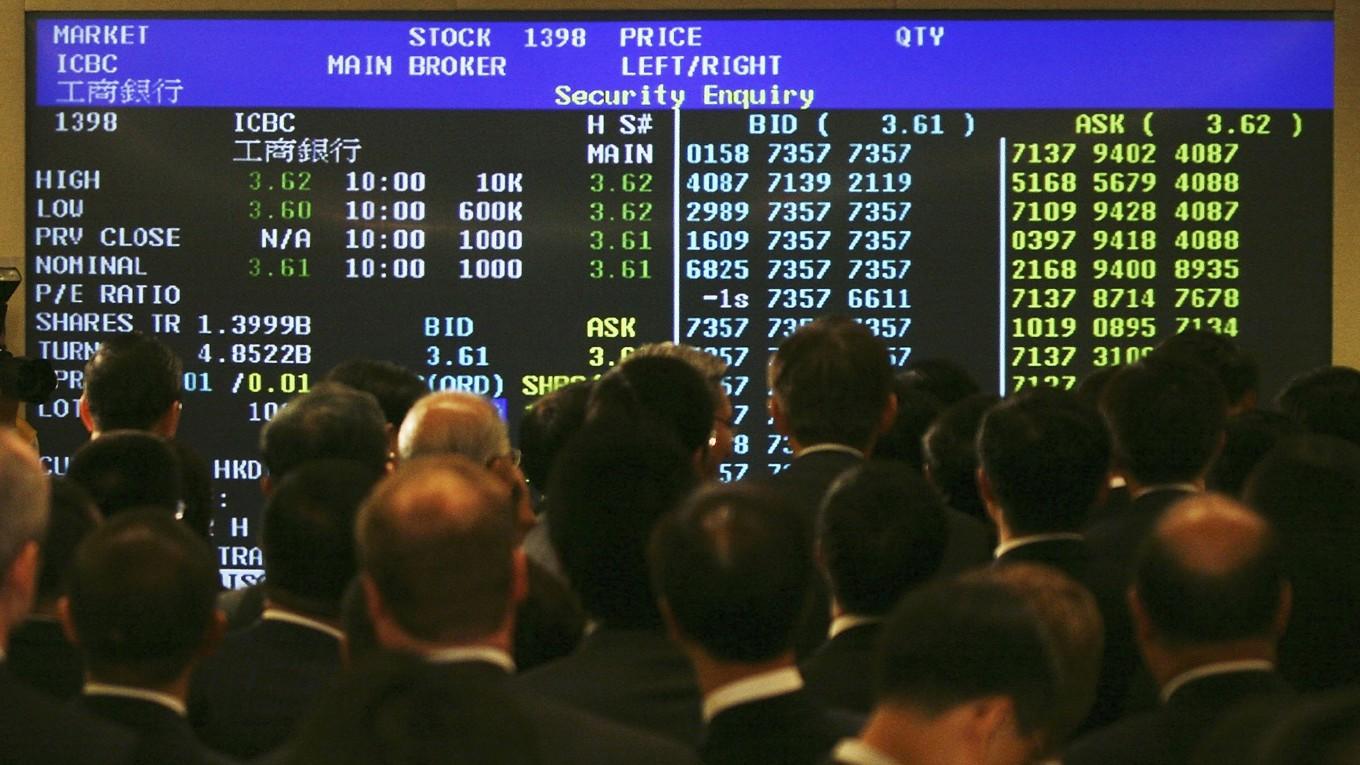 Det var både plus och minus på Asiens ledande börser i förmiddagshandeln på onsdagen. Foto: MN Chan/Getty Images