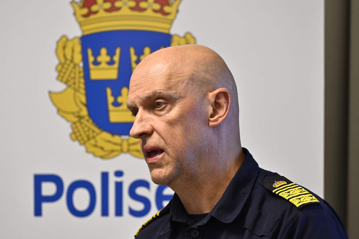 Polismästare Jale Poljarevius. Foto: Christine Olsson/TT