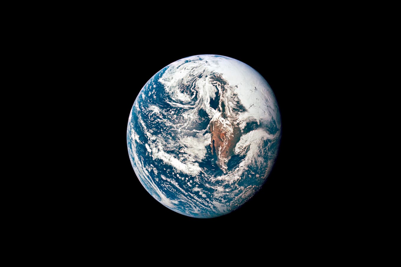 Jorden fotograferad från rymden. Arkivbild. Foto: Nasa via AP/TT