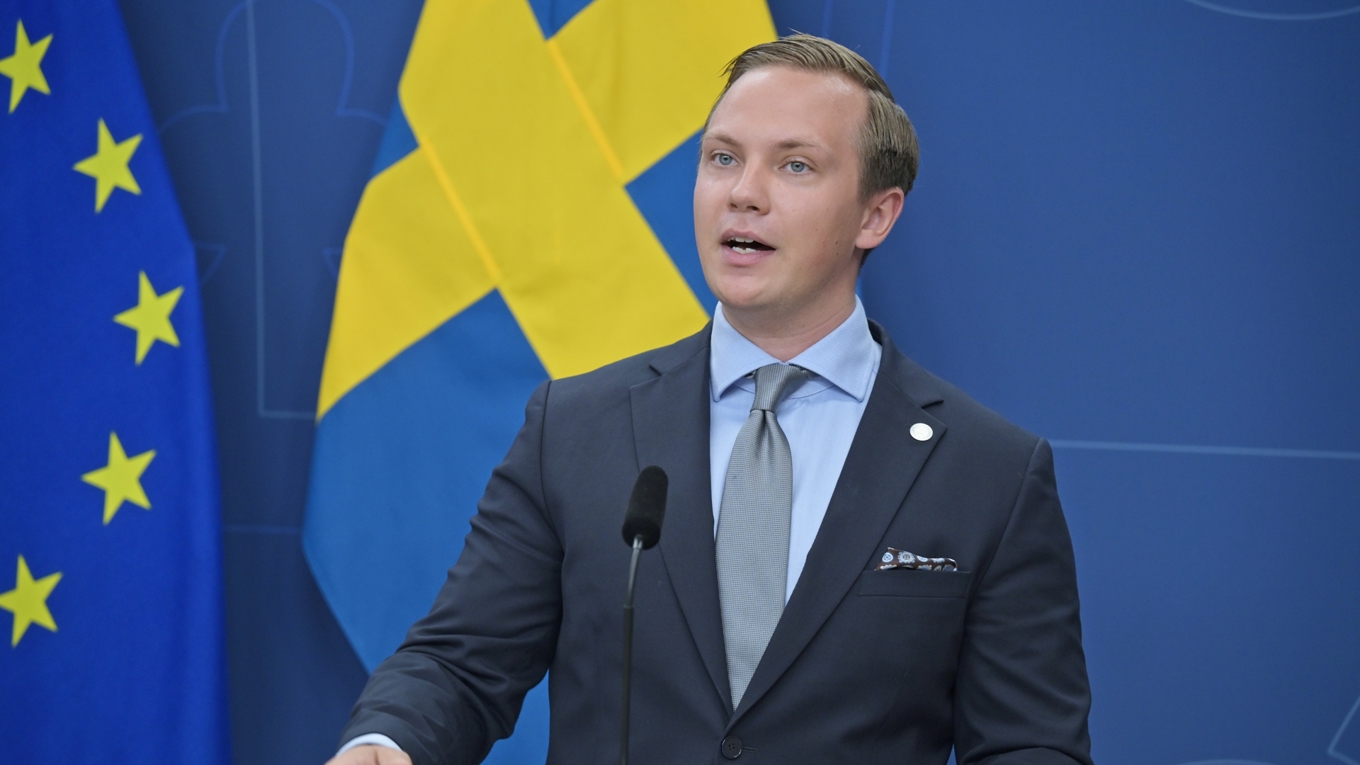 Tobias Andersson (SD), ordförande näringsutskottet. Foto: Roger Sahlström.