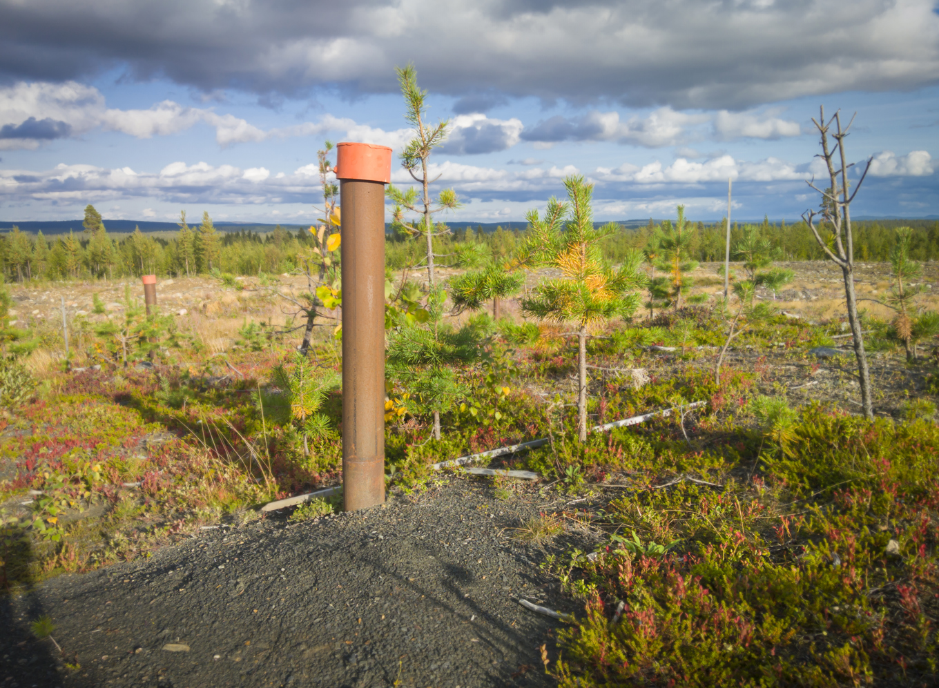 Bild från Vittangi där en gruva planeras. Foto: Bilbo Lantto