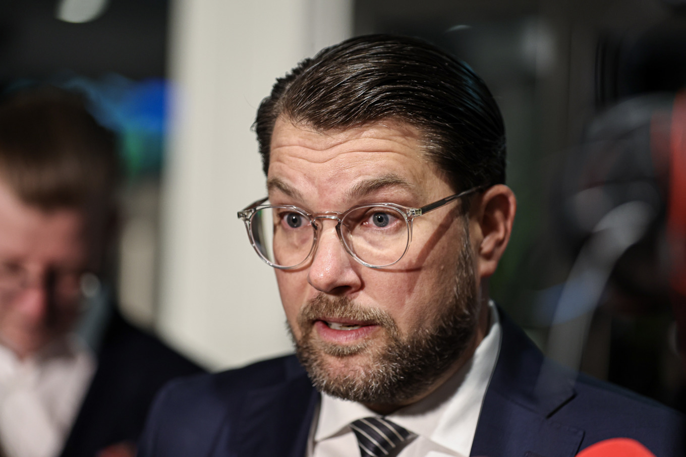 Sverigedemokraternas partiledare Jimmie Åkesson (SD). Arkivbild. Foto: Caisa Rasmussen/TT