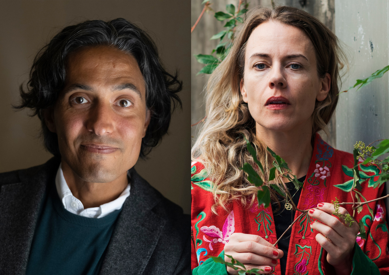 Jonas Hassen Khemiri och Annika Norlin är nominerade till ett pris i USA för sina böcker "Systrarna" och "Stacken". Arkivbild. Foto: Fredrik Sandberg,  Mikaela Landeström/TT