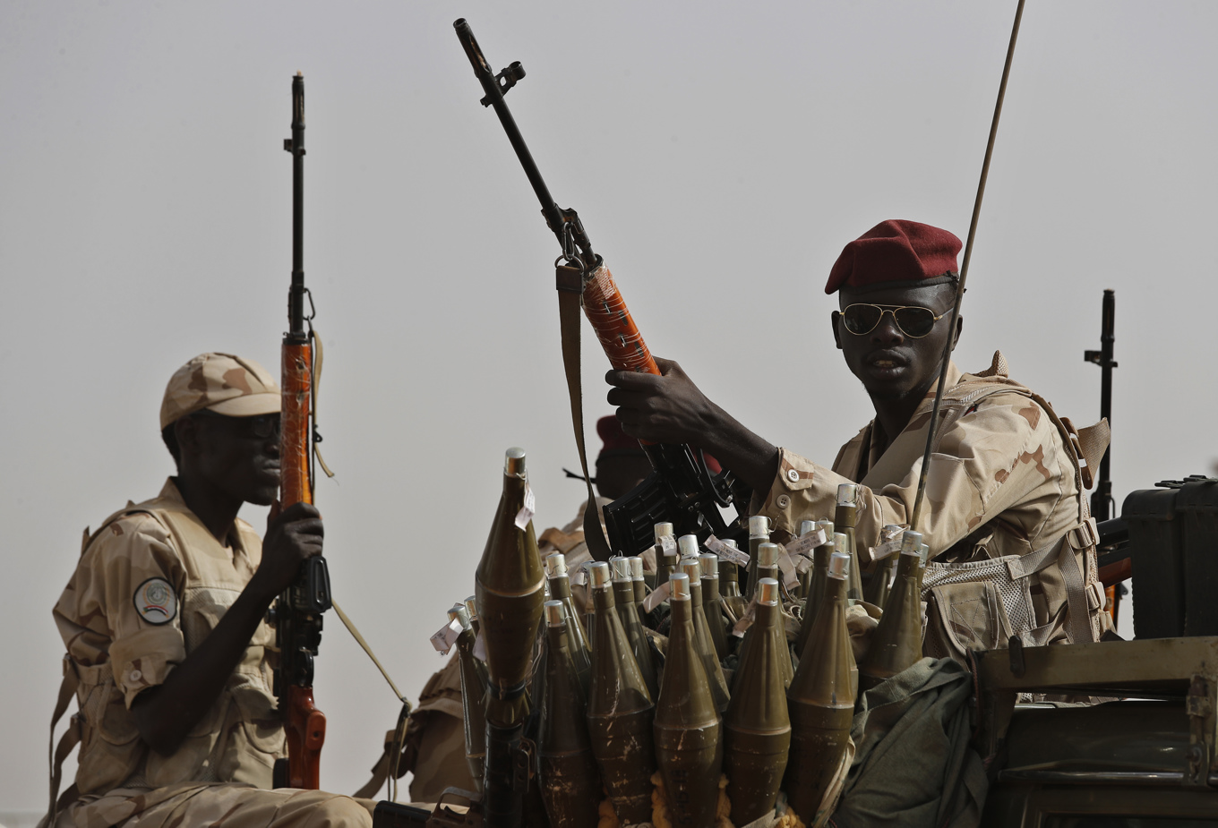 RSF-soldater i Sudan. Arkivbild. Foto: Hussein Malla/AP/TT